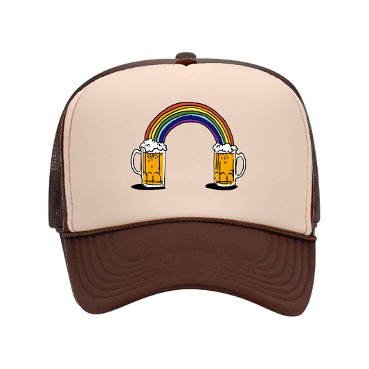 Rainbeers Brown/Tan Trucker Hat